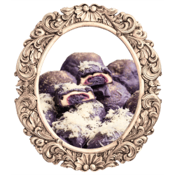 Framed Images of Ube Roll - Soft, Purple Delight with a Sweet Ube Flavor