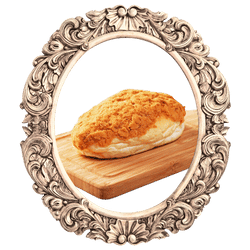 Framed Images of Assorted Floss Buns - Light, Fluffy, and Flavorful